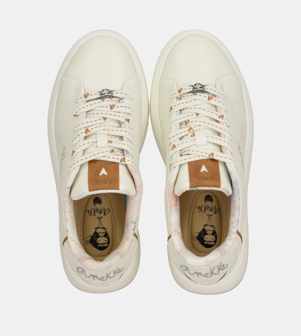 Tenisky Anekke Peace & Love White Sneakers Damske | 5328406-FT