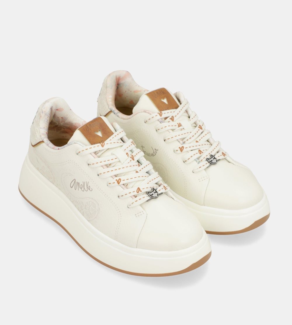 Tenisky Anekke Peace & Love White Sneakers Damske | 5328406-FT