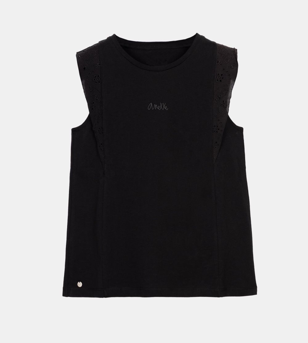 Tricko Anekke Black Tank Top Damske | 4612758-ZQ