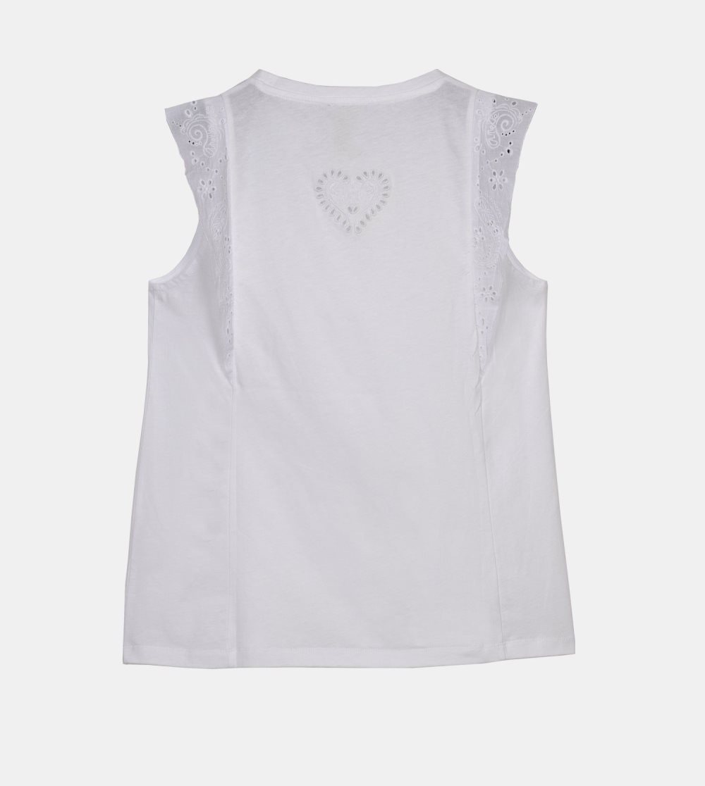 Tricko Anekke White Tank Top Damske | 6517294-OY
