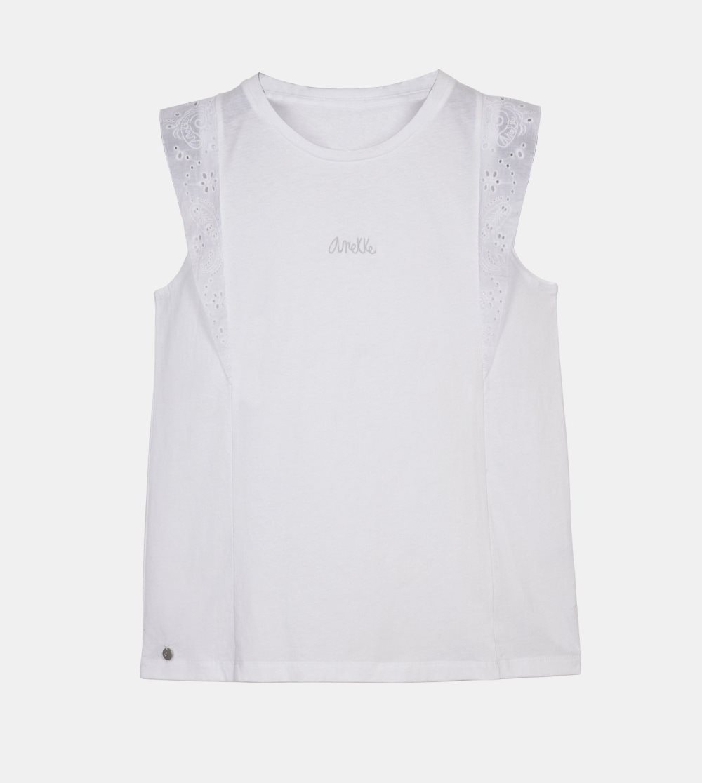 Tricko Anekke White Tank Top Damske | 6517294-OY